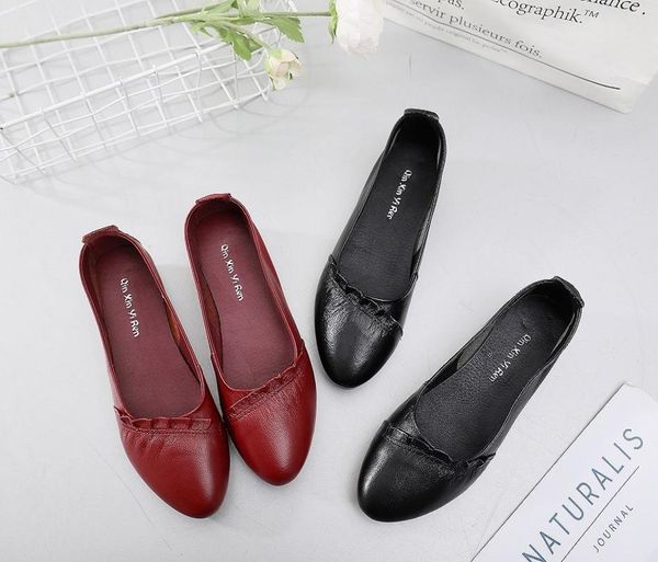 leather women's shoes female footwear autumn round toe casual sneaker genuine leather big size grandma dress fall new floral, Black
leather women's shoes female footwear autumn round toe casual sneaker genuine leather big size grandma dress fall new floral, Black