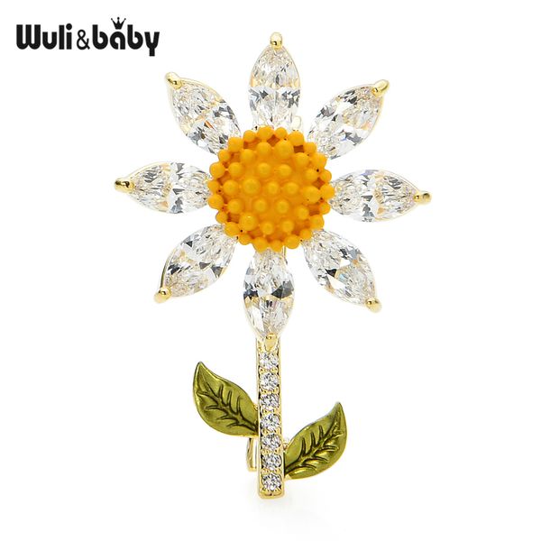 wulibaby кубический циркон подсолнечное броши женщины изысканный цветок партии вскользь офис броши булавки подарки, Gray
wulibaby кубический циркон подсолнечное броши женщины изысканный цветок партии вскользь офис броши булавки подарки, Gray
