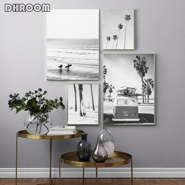 paintings surf poster print black and white wall art beach tropical canvas painting palm pictures for living room modern home decor
paintings surf poster print black and white wall art beach tropical canvas painting palm pictures for living room modern home decor