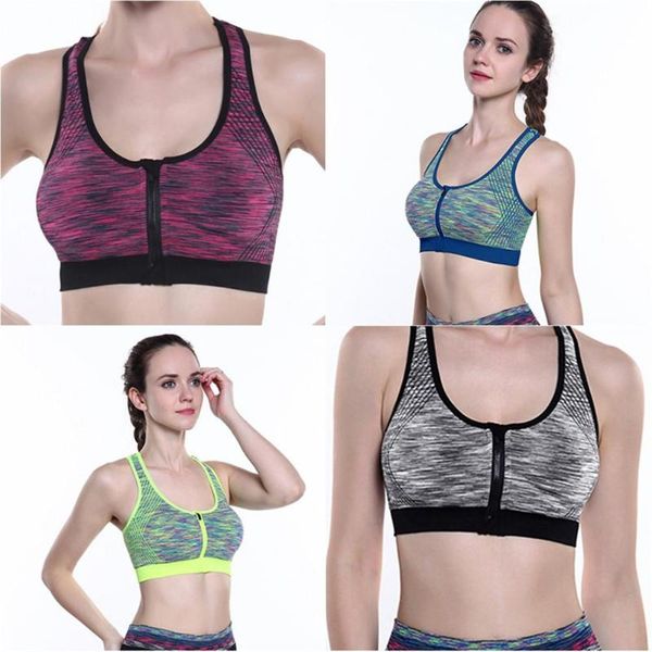 sports bra summer front zippered no underwires professional shockproof running women yoga underwear sportswear gym sport, White;black
sports bra summer front zippered no underwires professional shockproof running women yoga underwear sportswear gym sport, White;black