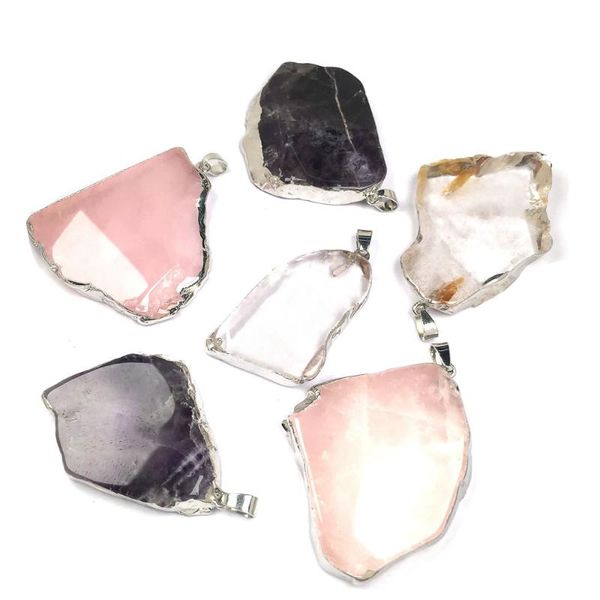 charms natural stone quartz pendant irregular shape exquisite pendants for jewelry making diy necklaces accessories size 40x50mm, Bronze;silver
charms natural stone quartz pendant irregular shape exquisite pendants for jewelry making diy necklaces accessories size 40x50mm, Bronze;silver