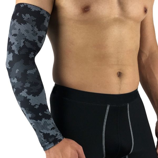 elbow & knee pads 1 piece camouflage black sports armband breathable sunscreen cuff only single fitness protector sweat absorbing quick dry, Black;gray
elbow & knee pads 1 piece camouflage black sports armband breathable sunscreen cuff only single fitness protector sweat absorbing quick dry, Black;gray