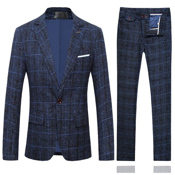 fall and winter mens plaid suit 2-piece large size 5xl suit blazer + pants men office wedding party dress, White;black
fall and winter mens plaid suit 2-piece large size 5xl suit blazer + pants men office wedding party dress, White;black