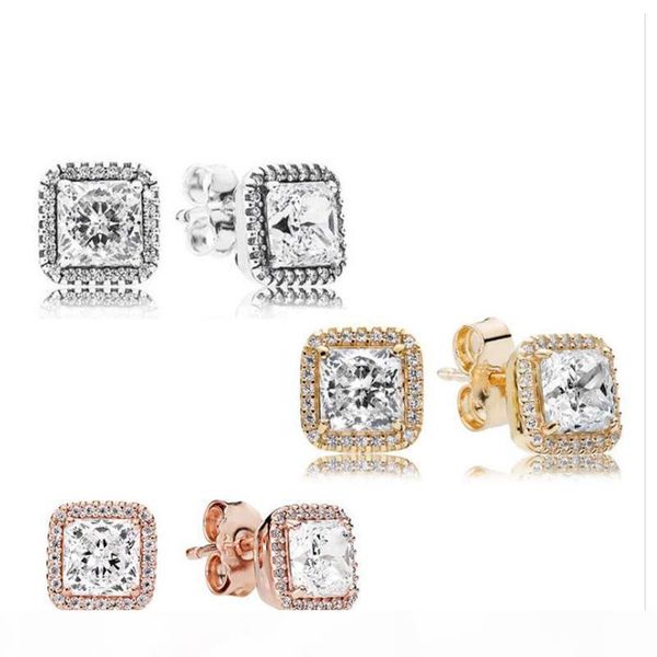 925 sterling silver square big cz алмазный серьги установить pandora ювелирных изделий золото розовое золото покрыло серьги стержня женщины, Golden;silver
925 sterling silver square big cz алмазный серьги установить pandora ювелирных изделий золото розовое золото покрыло серьги стержня женщины, Golden;silver