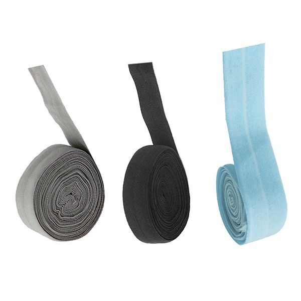 3x 10mx2cm elastic bias binding tape craft clothing sewing braided rope gray, Black
3x 10mx2cm elastic bias binding tape craft clothing sewing braided rope gray, Black