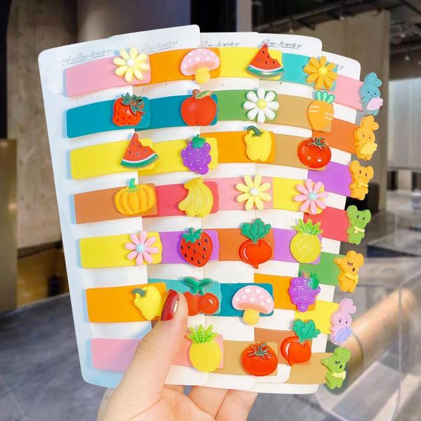 7pcs/set new girls cute cartoon hairpins kids sweet hair ornament colorful matte hair clip fashion accessories, Slivery;white
7pcs/set new girls cute cartoon hairpins kids sweet hair ornament colorful matte hair clip fashion accessories, Slivery;white