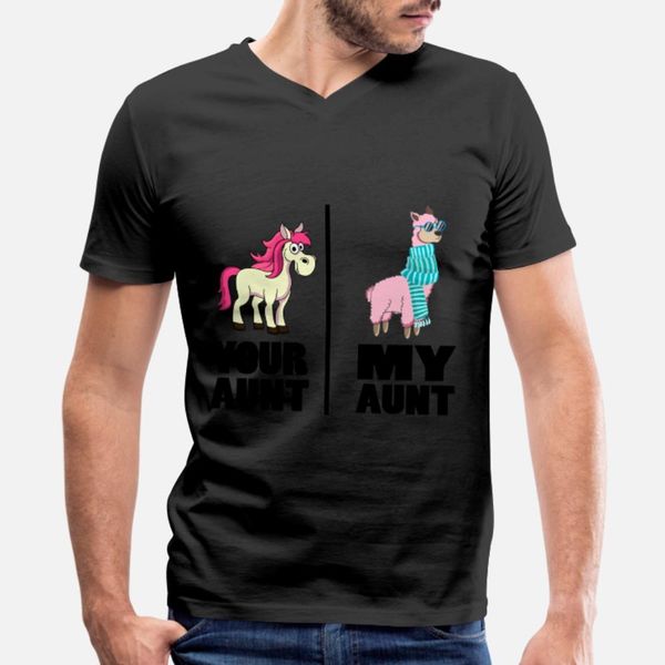 your aunt my aunt lama unicorn gift t shirt men knitted 100% cotton round collar clothes loose authentic spring slim shirt
your aunt my aunt lama unicorn gift t shirt men knitted 100% cotton round collar clothes loose authentic spring slim shirt