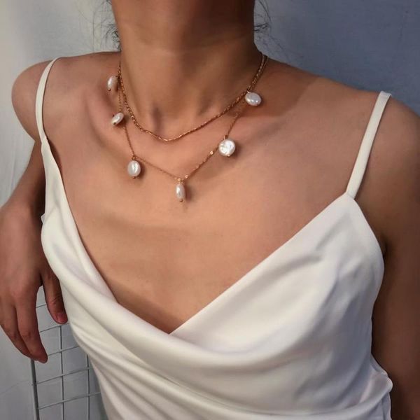chokers bohemian choker necklace vintage imitation pearl tassel chain coin charm pedant for women fashion jewelry, Golden;silver
chokers bohemian choker necklace vintage imitation pearl tassel chain coin charm pedant for women fashion jewelry, Golden;silver