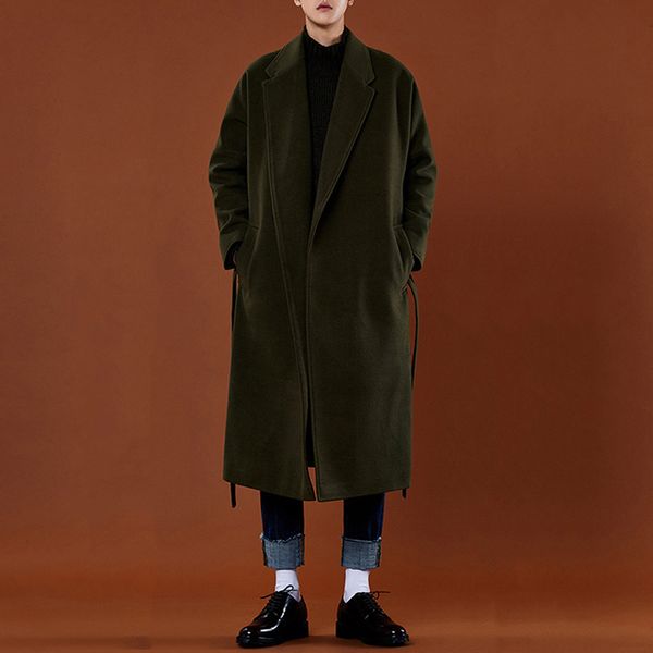 m-2xl 2020 winter medium-long trench male over-the-knee ultra long thickening woolen outerwear male fashion wool coat, Black
m-2xl 2020 winter medium-long trench male over-the-knee ultra long thickening woolen outerwear male fashion wool coat, Black