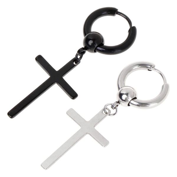 1pc chic earrings korea jewelry cross pendant dangle charm gifts party fashion women men accessories w77, Silver
1pc chic earrings korea jewelry cross pendant dangle charm gifts party fashion women men accessories w77, Silver