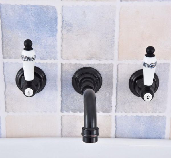 black oil rubbed brass widespread 3 holes bathroom basin faucet mixer tap wall mount dual ceramic handles wsf496
black oil rubbed brass widespread 3 holes bathroom basin faucet mixer tap wall mount dual ceramic handles wsf496
