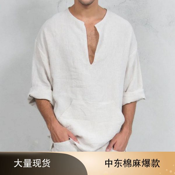 2020 honey comb lighting and dark color new man's ethnic loose horn long sleeve men's t-shirt, Black
2020 honey comb lighting and dark color new man's ethnic loose horn long sleeve men's t-shirt, Black
