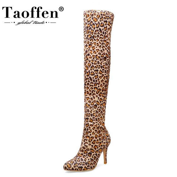taoffen размер 32-43 женщины stretch сапоги sexy leopard тонкий высокий каблук зимняя обувь женщина теплая над коленом загрузки леди партии, Black
taoffen размер 32-43 женщины stretch сапоги sexy leopard тонкий высокий каблук зимняя обувь женщина теплая над коленом загрузки леди партии, Black