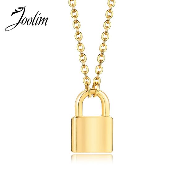 joolim high end gold silver color stainless steel padlock pendant necklace trendy necklace 2020
joolim high end gold silver color stainless steel padlock pendant necklace trendy necklace 2020