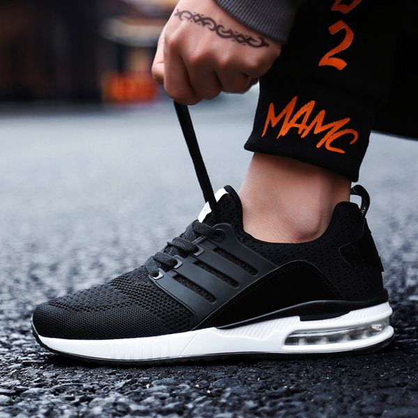 breathable mesh men's casual shoes lac-up lightweight outdoor comfortable walking sports shoes tenis feminino zapatos plus size, Black
breathable mesh men's casual shoes lac-up lightweight outdoor comfortable walking sports shoes tenis feminino zapatos plus size, Black