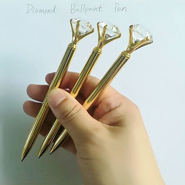 big carat diamond crystal pen gem ballpoint pen ring wedding office metal ring roller ball 3 colors to choose black ink, Blue;orange
big carat diamond crystal pen gem ballpoint pen ring wedding office metal ring roller ball 3 colors to choose black ink, Blue;orange