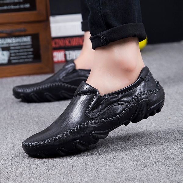 genuine leather men casual shoes handmade mens loafers moccasins fashion breathable slip on black shoes men tenis masculino
genuine leather men casual shoes handmade mens loafers moccasins fashion breathable slip on black shoes men tenis masculino