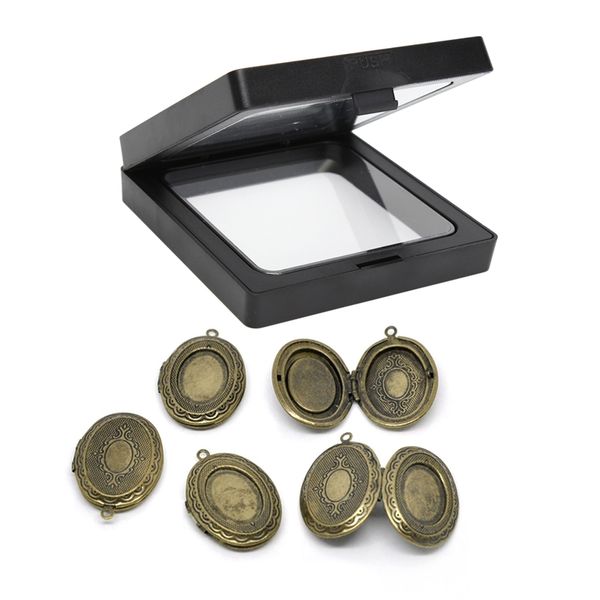 5 medallion oval pendants 34x24mm bronze color p holder & 1x square 3d floating frame holder coin box jewelry display, Pink;blue
5 medallion oval pendants 34x24mm bronze color p holder & 1x square 3d floating frame holder coin box jewelry display, Pink;blue