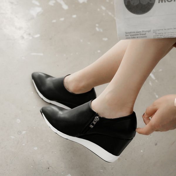 yqbtdl spring autumn 2020 leisure wedge high heels women shoes black beige pointed toe sneakers wedges shoes ladies pumps 34-40
yqbtdl spring autumn 2020 leisure wedge high heels women shoes black beige pointed toe sneakers wedges shoes ladies pumps 34-40
