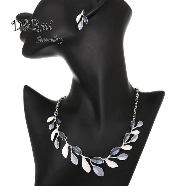 fashion leaf enamel jewelry set bridal earrings and necklaces sets for women wedding wholesales bridal choker chains necklace, Silver
fashion leaf enamel jewelry set bridal earrings and necklaces sets for women wedding wholesales bridal choker chains necklace, Silver