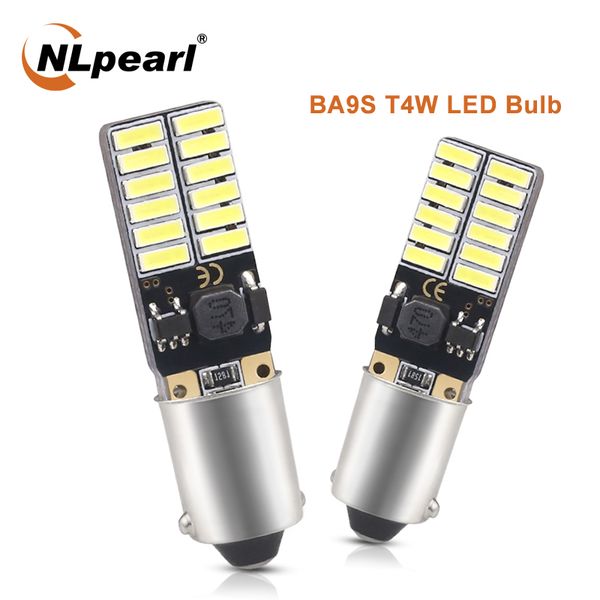 nlpearl 2x signal lamp ba9s t11 t4w led lamps 12v 24smd 4014 chips ba9s led car license plate light interior reading dome lights
nlpearl 2x signal lamp ba9s t11 t4w led lamps 12v 24smd 4014 chips ba9s led car license plate light interior reading dome lights