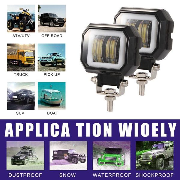 led angel eye light with off-road vehicle marine led work light motorcycle 2pcs 3 inch 6500k 40w white fog 10-80v
led angel eye light with off-road vehicle marine led work light motorcycle 2pcs 3 inch 6500k 40w white fog 10-80v