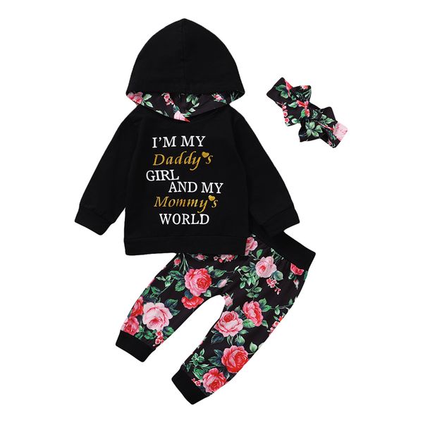 0-24m baby autumn clothing toddler infant baby letter i' my dad's girl and my mommy's world printed hooded floral pant, White
0-24m baby autumn clothing toddler infant baby letter i' my dad's girl and my mommy's world printed hooded floral pant, White
