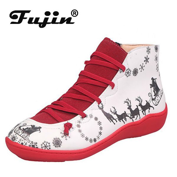 fujin женские высокого верха обуви обувь круглый носок pattern пары side zipper мода дышащий круглый toe крест связали flat, Black
fujin женские высокого верха обуви обувь круглый носок pattern пары side zipper мода дышащий круглый toe крест связали flat, Black