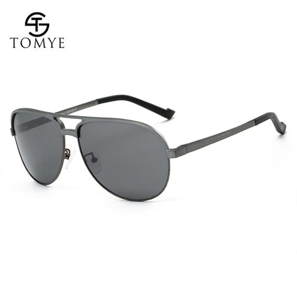 men's sunglasses tomye 8548 classic polarized pilot eyewear, White;black 
men's sunglasses tomye 8548 classic polarized pilot eyewear, White;black