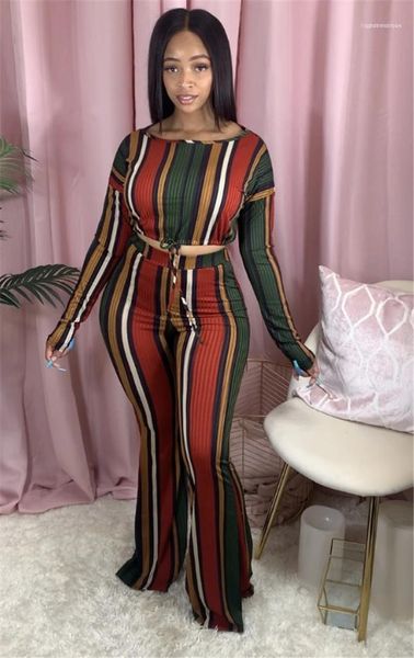 piece set autumn womens designer wide leg pants suits rainbow striped printed fashion suits womens clothing 2, White
piece set autumn womens designer wide leg pants suits rainbow striped printed fashion suits womens clothing 2, White