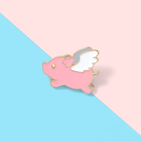 angel pig enamel lapel pins cute animals brooches badges fashion lucky cartoon pins gifts for friends wholesale jewelry, Gray
angel pig enamel lapel pins cute animals brooches badges fashion lucky cartoon pins gifts for friends wholesale jewelry, Gray