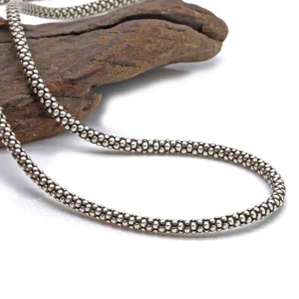 real silver necklace men women thai silver 3mm corn necklace male s925 sterling long chain retro pendant jewelry
real silver necklace men women thai silver 3mm corn necklace male s925 sterling long chain retro pendant jewelry