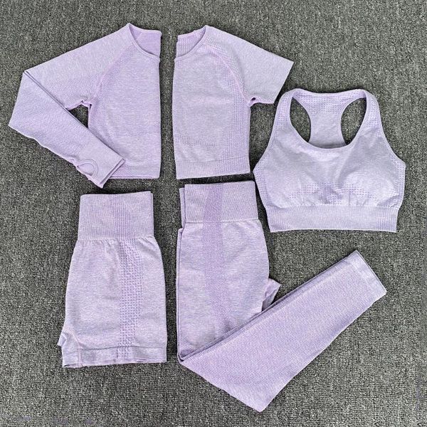 2/3/5pcs women seamless yoga set workou fitness sports suits long sleeve crop high waist leggings leggings set, White;red
2/3/5pcs women seamless yoga set workou fitness sports suits long sleeve crop high waist leggings leggings set, White;red