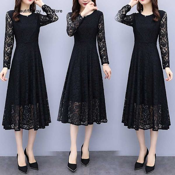 women's online celebrity lace dress 2020 spring and autumn new korean style mid-length elegant fashion base skirt long skirt, Black;gray
women's online celebrity lace dress 2020 spring and autumn new korean style mid-length elegant fashion base skirt long skirt, Black;gray