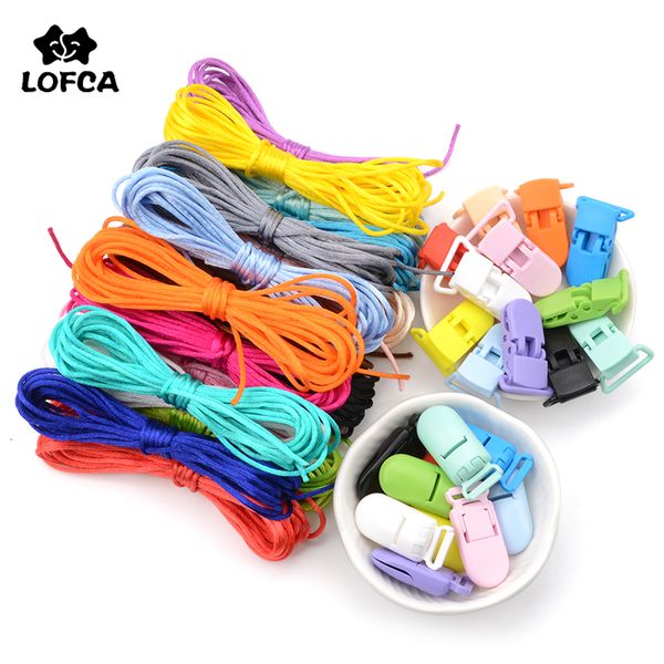 lofca colorful nylon cord baby teether pacifier clip accessories diy for teething necklace jewelry pendant making
lofca colorful nylon cord baby teether pacifier clip accessories diy for teething necklace jewelry pendant making