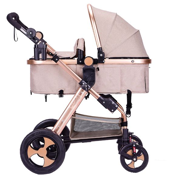 

7,8 люкс 3 в 1 детская коляска high ландшафтной бэби carrier big space для 0-36 месяцев автокресло
