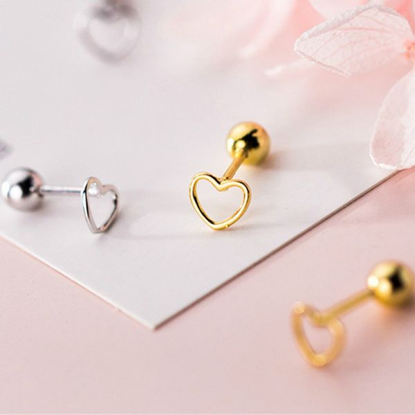 junerain 925 sterling silver mini полых сердец винт сереги для женщин золота серебра цветой девушка минималистских ювелирных изделий корейск, Golden
junerain 925 sterling silver mini полых сердец винт сереги для женщин золота серебра цветой девушка минималистских ювелирных изделий корейск, Golden