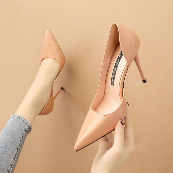 fairy2020 pointed 7433-9 shallow-mouth high-heeled shoes side empty thin heel sandals nightclub slimming professional wo, Black
fairy2020 pointed 7433-9 shallow-mouth high-heeled shoes side empty thin heel sandals nightclub slimming professional wo, Black