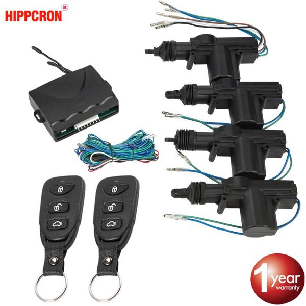 hippcron car lock door remote control keyless entry system locking kit with 4 door lock actuator universal 12v
hippcron car lock door remote control keyless entry system locking kit with 4 door lock actuator universal 12v
