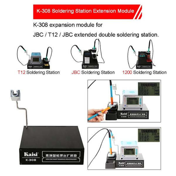 k-308 double handle extension module for jbc ud-1200 t12 soldering station expansion single handle soldering station extended
k-308 double handle extension module for jbc ud-1200 t12 soldering station expansion single handle soldering station extended