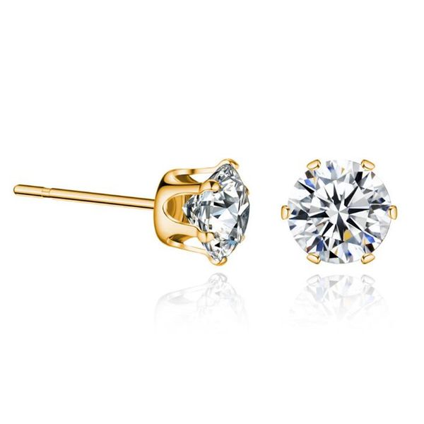 2020 new 7.5mm zircon earrings cz diamond crown stud earrings fashion jewelry beautiful wedding / engagement gift, Silver
2020 new 7.5mm zircon earrings cz diamond crown stud earrings fashion jewelry beautiful wedding / engagement gift, Silver