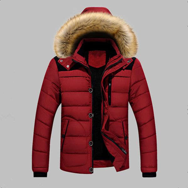 men's down & parkas winter casual cotton-padded jacket coat warm padded large size hooded cotton suit, Black
men's down & parkas winter casual cotton-padded jacket coat warm padded large size hooded cotton suit, Black