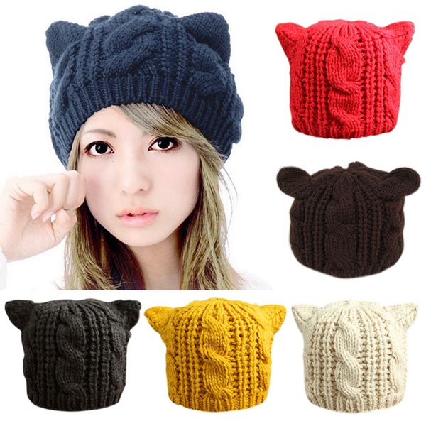 fashion lady girls winter warm knitting wool cat ear beanie ski hat cap 2020 new fashion women hat gorras para hombre, Blue;gray
fashion lady girls winter warm knitting wool cat ear beanie ski hat cap 2020 new fashion women hat gorras para hombre, Blue;gray