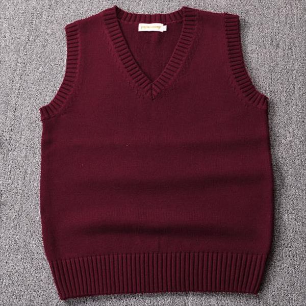 new ,wine red green coffee color sweater vest solid color jk cute cosplay pullover girl school vest, White;black
new ,wine red green coffee color sweater vest solid color jk cute cosplay pullover girl school vest, White;black
