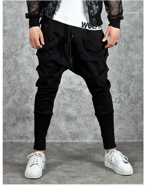 zipper loose sports harem pants solid color fashion mens pants ribbons men designer pants street style casual cool low-grade, Black
zipper loose sports harem pants solid color fashion mens pants ribbons men designer pants street style casual cool low-grade, Black