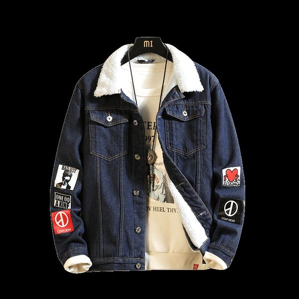 Januarysnow Winter Jacket Jeans Jackets Men Winter Warm Bomber Jacket Men Fashion Cowboy Punk Rock Men's Denim Jackets Masculina
Januarysnow Winter Jacket Jeans Jackets Men Winter Warm Bomber Jacket Men Fashion Cowboy Punk Rock Men's Denim Jackets Masculina