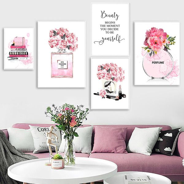 perfume wall art prints fashion bag canvas painting beauty begins quote posters peony wall pictures makeup decorations room
perfume wall art prints fashion bag canvas painting beauty begins quote posters peony wall pictures makeup decorations room