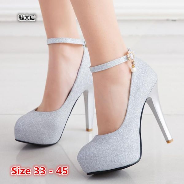dress shoes platform pumps high heels women scarpin ladies heel party wedding woman small big size 33 - 45, Black
dress shoes platform pumps high heels women scarpin ladies heel party wedding woman small big size 33 - 45, Black