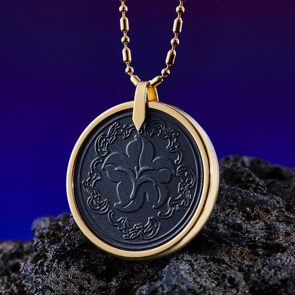 men's jewelry gift scalar energy volcanic lava stone necklace stainless steel round pendant for woman men health tourmaline, Silver
men's jewelry gift scalar energy volcanic lava stone necklace stainless steel round pendant for woman men health tourmaline, Silver