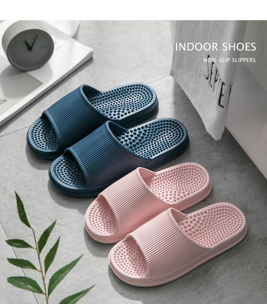 slippers household summer bathroom slippers thick eva non-slip massage odorless slipper female bath male, Black
slippers household summer bathroom slippers thick eva non-slip massage odorless slipper female bath male, Black